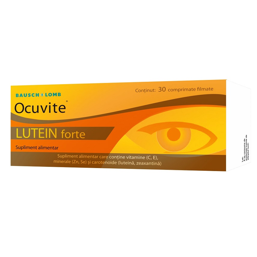 Ocuvite Lutein Forte, 30 capsule, Bausch   Lomb