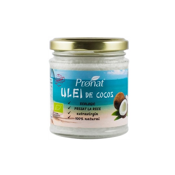 Ulei de cocos Bio extravirgin, 200 ml, Pronat
