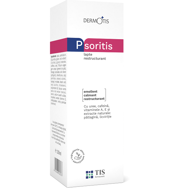 Lapte restructurant PsoriTis, 100 ml, Tis Farmaceutic