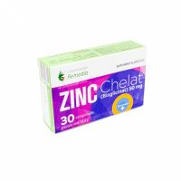 Zinc Chelat Bisglicinat 50mg, 30 comprimate, Remedia