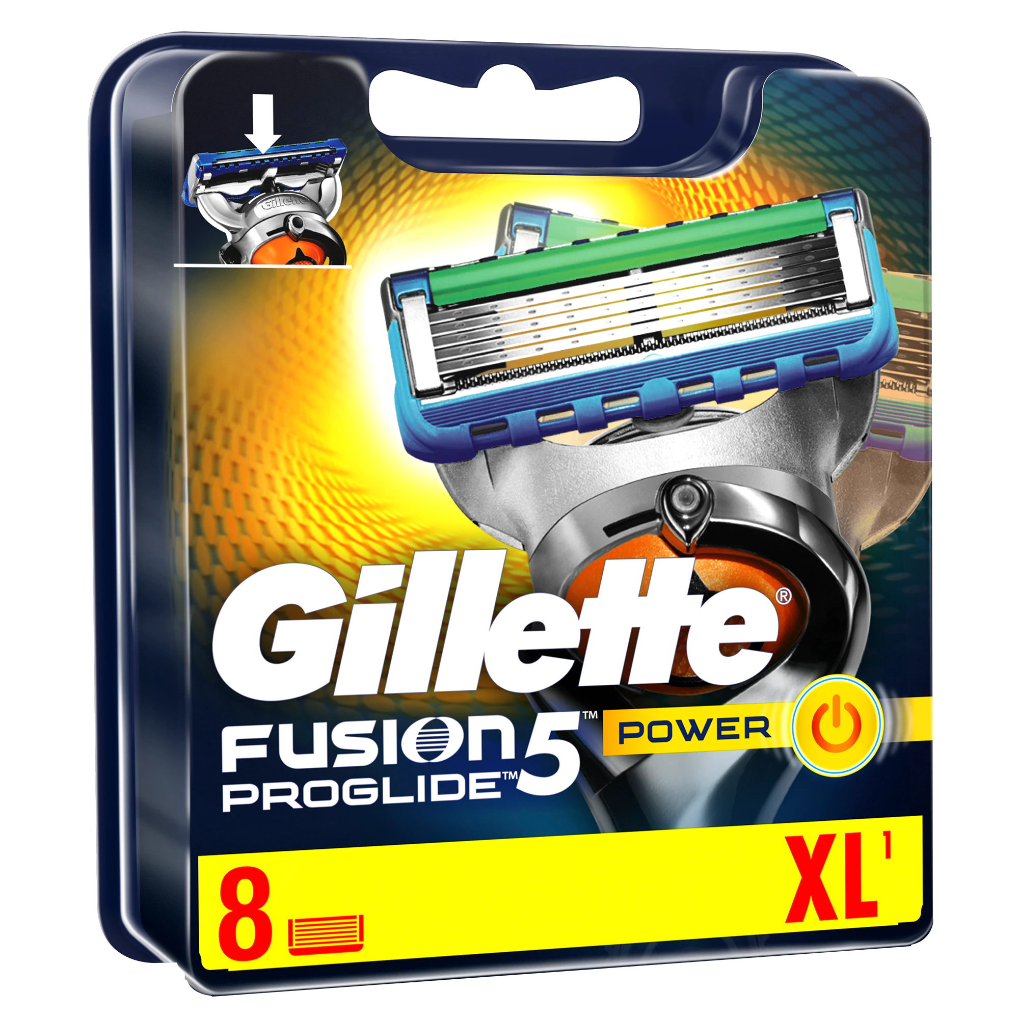 Rezerve Proglide Power pentru Gillette Fusion, 8 bucati, P&G