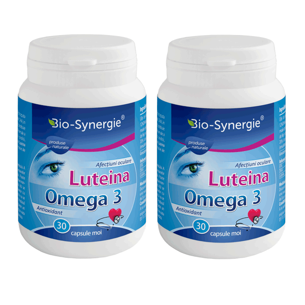 Pachet Luteina Omega 3, 30 + 30 capsule,  Bio Synergie