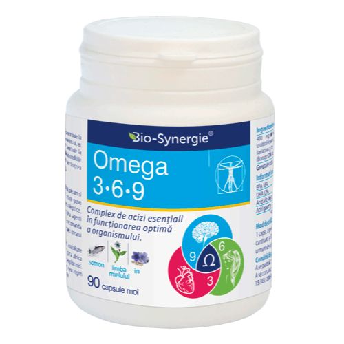 Omega 3-6-9, 90 capsule, Bio-Synergie