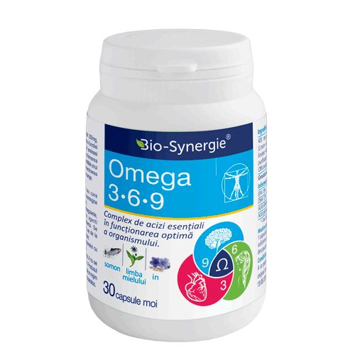 Omega 3-6-9, 30 capsule, Bio Synergie