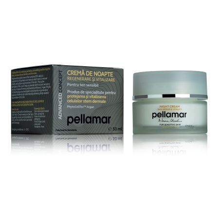 Crema regeneranta de noapte pentru ten sensibil Advanced Concept, 50 ml - Pellamar