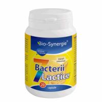 7 bacterii lactice, 20 capsule, Bio Synergie