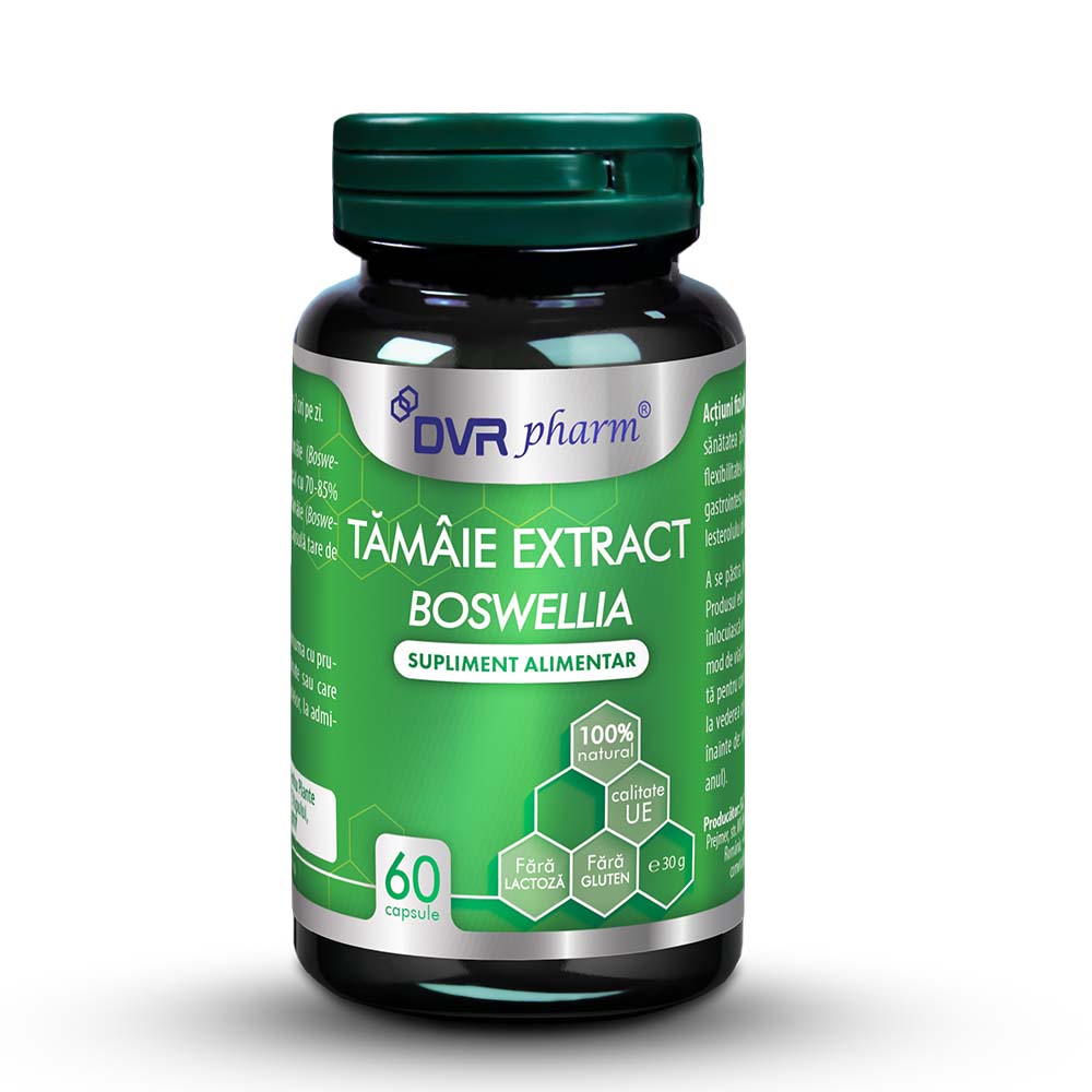 Extract de tamaie (Boswellia), 60 capsule, Dvr Pharm