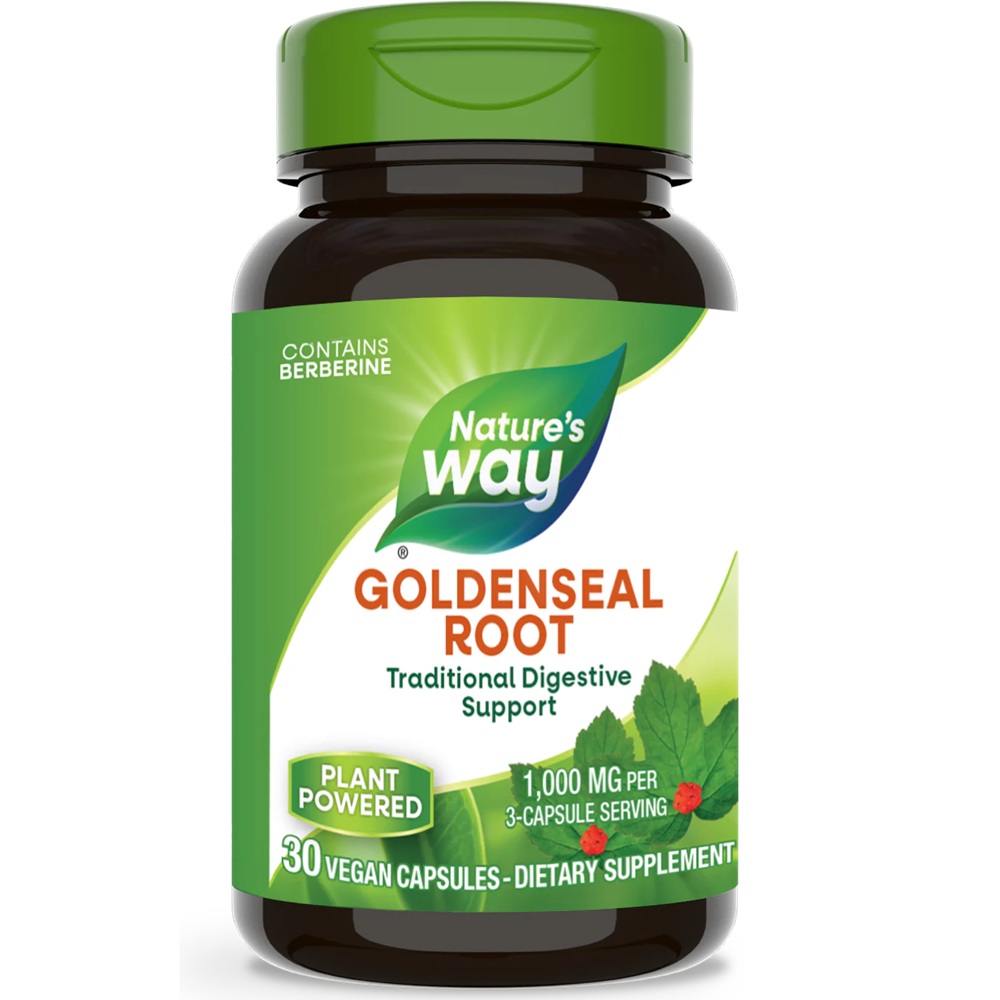 Goldenseal Root Natures Way, 570 mg, 30 capsule, Secom