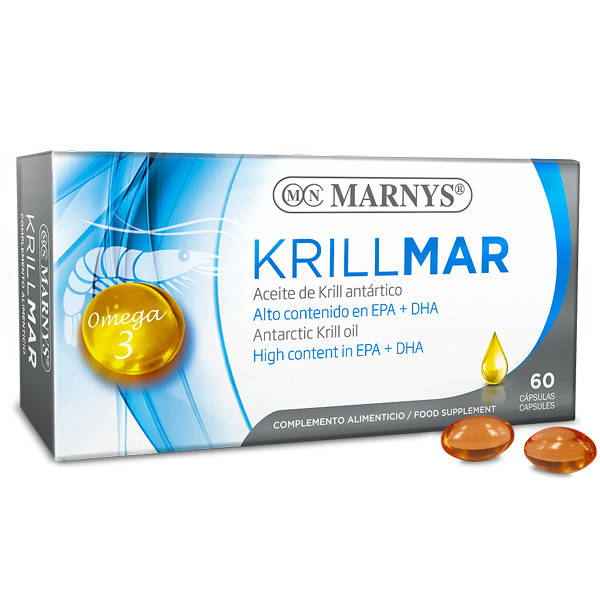 Krillmar Ulei de Krill si Ulei de Peste cu Omega 3, 60 capsule, Marnys