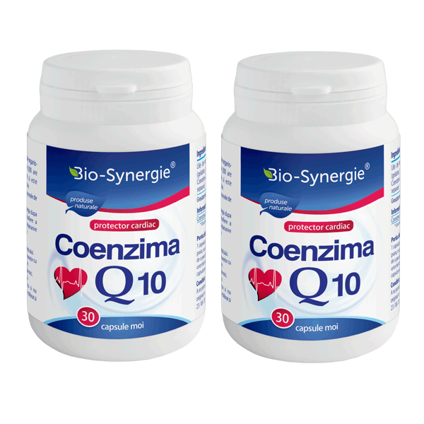 Pachet Coenzima Q10, 30 + 30 capsule,  Bio Synergie,  