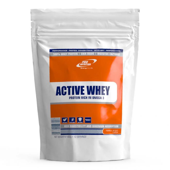 Active Whey - TROPICAL DELIGHT, 400g, Pro Nutrition