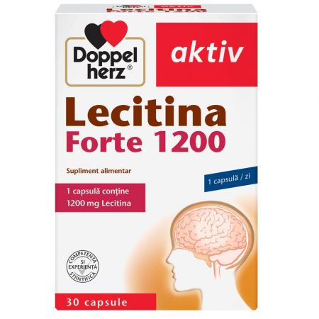 Lecitina Forte 1200 pentru ajutarea creierului, 30 capsule, Doppelherz
