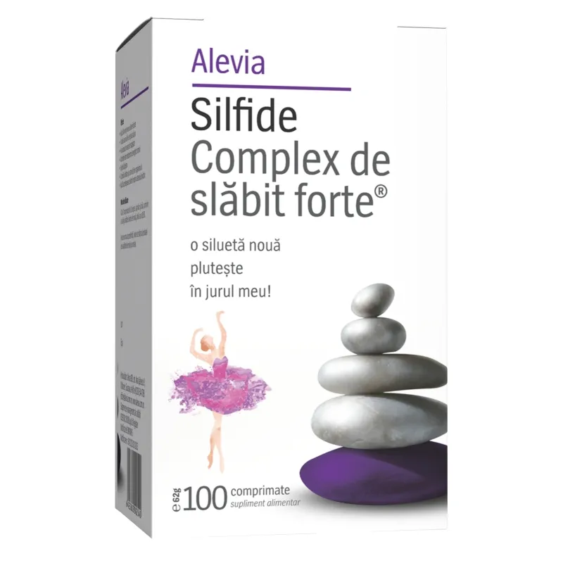 SILFIDE COMPLEX DE SLABIT FORTE + CEAI DE SLABIT + SPIRULINA mg GRATIS, Alevia