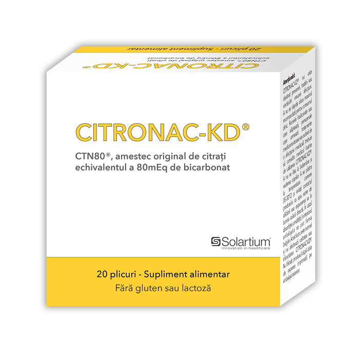 Citronac-KD, 20 plicuri, Meditrina Pharmaceuticals