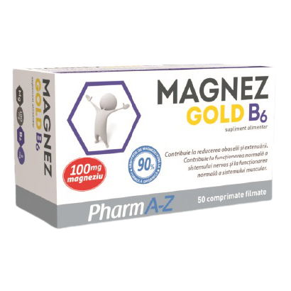 Magnez Gold B6, 50 comprimate, PharmA-Z