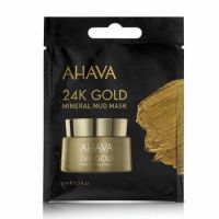 Masca de fata pentru o singura utilizare 24K Gold Mineral Mud, 6 ml, Ahava