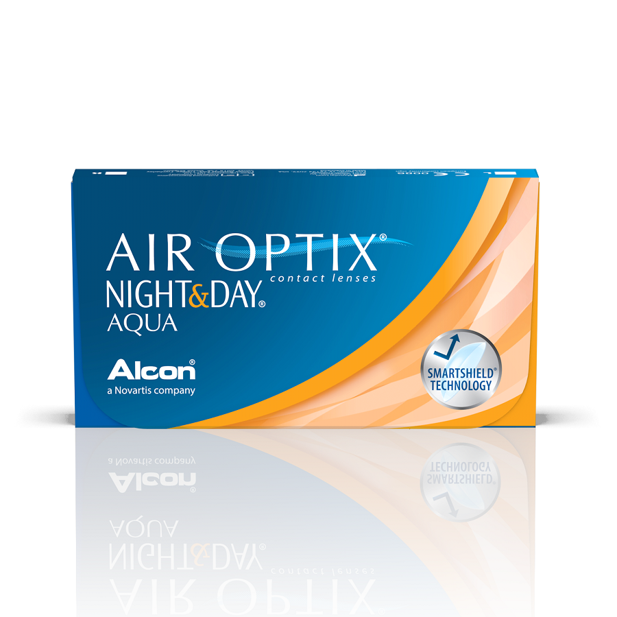 Lentile de contact -6.00 Air Optix Night&Day Aqua, 6 bucati, Alcon