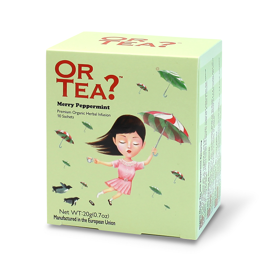 Ceai Bio infuzie din plante Merry Peppermint, 20 gr, Or Tea