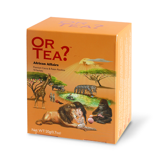 Ceai Roibos Premium cu cacao si stafide African Affairs, 20 g, Or Tea