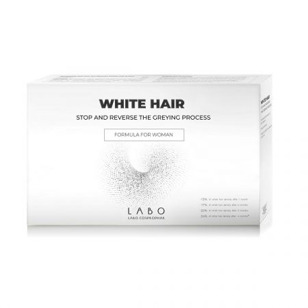 Tratament împotriva încărunţirii părului pentru femei White Hair, 20 fiole, Labo