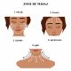 Mini Rola texturata de masaj facial din sodalit, Meloni Care 527700