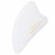 Piatra Gua Sha de masaj facial din quartz alb, Meloni Care 508437