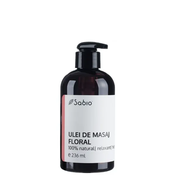 Ulei de masaj floral, 236 ml, Sabio