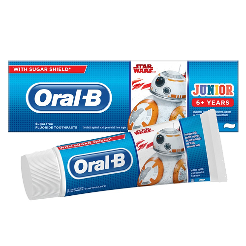 Pasta de dinti, Junior 6+, Star Wars, 75 ml, Oral-B