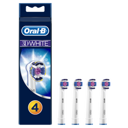 Rezerve periuta de dinti electrica 3D White, 4 buc, Oral-B