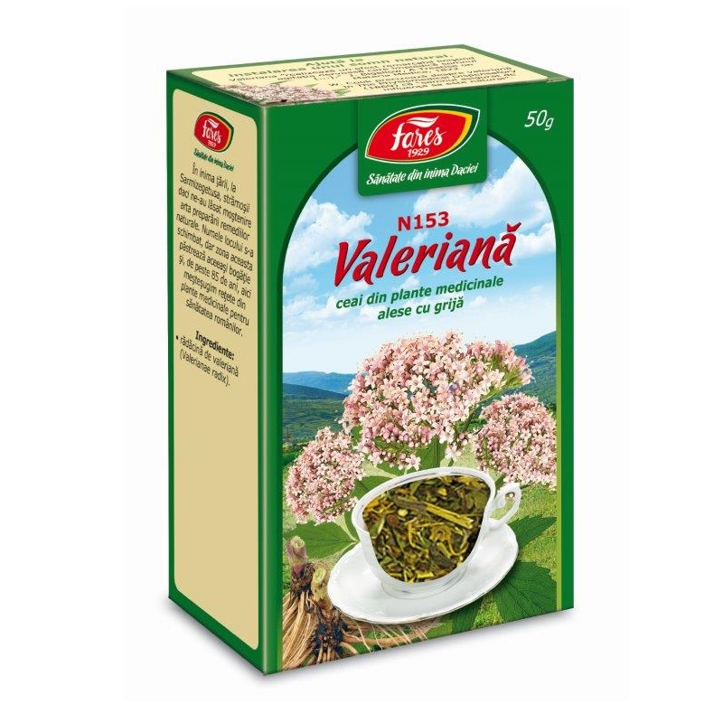 Ceai Valeriana N153, 50 g, Fares