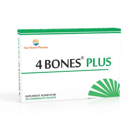 4 Bones Plus, 30 comprimate - Sun Wave Pharma