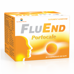 FluEnd portocale, 20 comprimate, Sun Wave Pharma