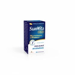 Multivitamine si minerale SunVita Gold, 30 comprimate, Sun Wave Pharma