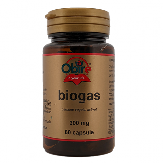 Biogas 250 mg, 60 capsule, Obire