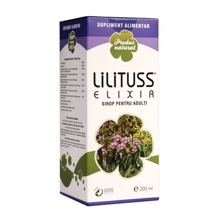 Sirop pentru adulti Lilituss Elixir, 200 ml - Adya