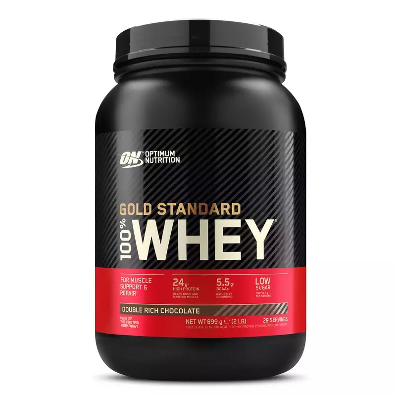 Proteine Whey Gold Standard Double Rich Chocolate, 899 g, Optimum Nutrition