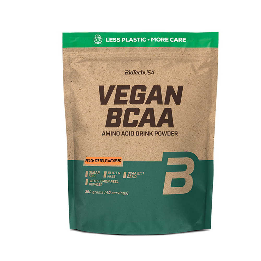 Vegan BCAA Peach Ice Tea, 360 grame, BioTechUSA