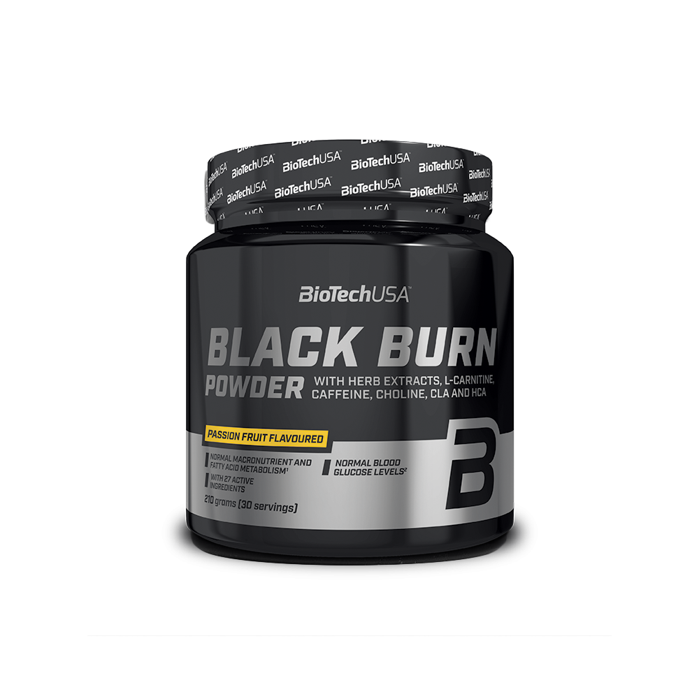 Black Burn cu aroma de Fructul Pasiunii, 210 g, BioTechUSA