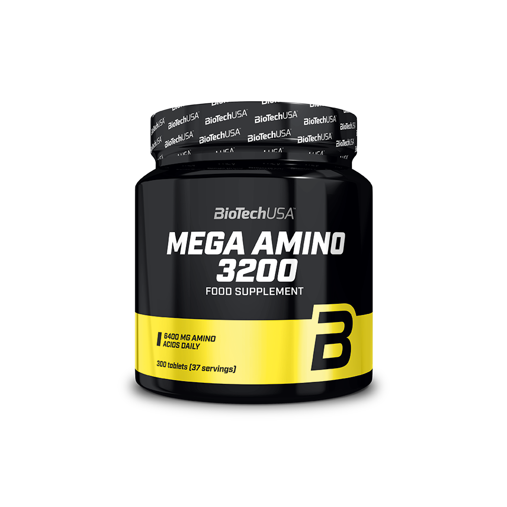 Mega Amino 3200, 6600 mg, 300 comprimate, Biotech USA