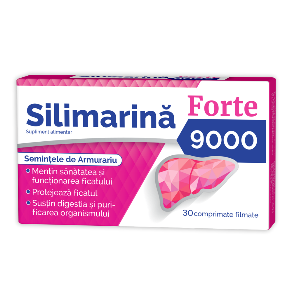 Silimarina Forte, 9000 mg, 30 comprimate, Zdrovit