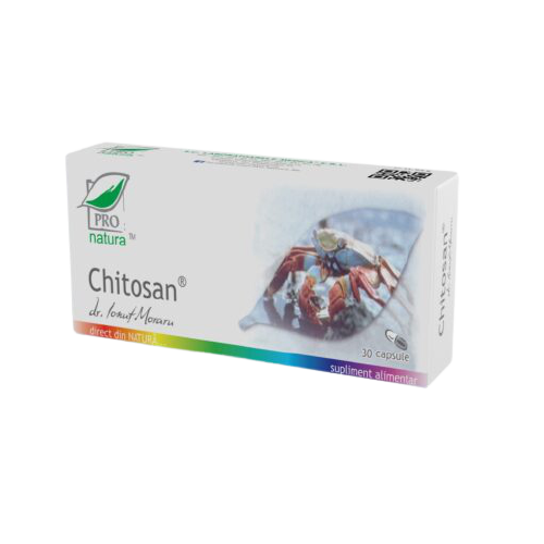 Chitosan, 30 capsule, Pro Natura