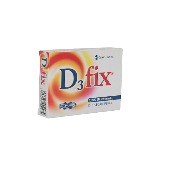 D3 FIX, 1200 UI, 60 comprimate, Uni Pharma