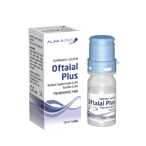 Solutie oftalmica Oftaial Plus, 10ml, Alfa Intes
