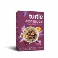Cereale porridge organic cu curmale, smochine, caise, 450 g, Turtle SPRL