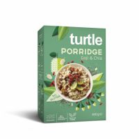 Cereale porridge organic fara gluten cu fructe de goji, seminte de chia, 400 g, Turtle SPRL
