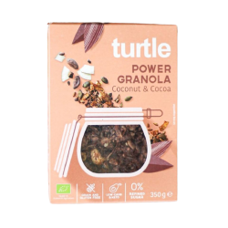 Power granola Eco cu nuca de cocos, 350 grame, Turtle SPRL