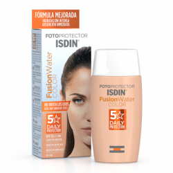 Crema de protectie solara pentru fata cu SPF 50 Fusion Water Color, 50 ml, Isdin 