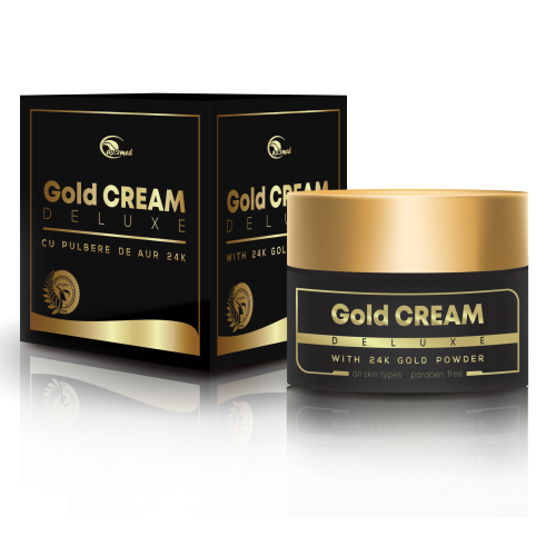 Crema antirid cu extract de aur Gold Deluxe, 50 ml, Ayurmed