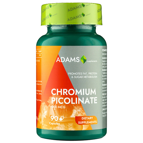 Chromium Picolinate, 200 mcg, 90 capsule, Adams Vision
