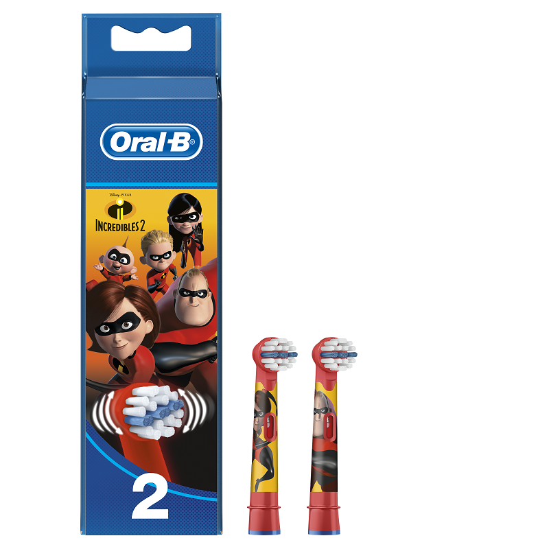 Capete de rezerva pentru Oral-B Stages Power Incredibles, 2 bucati, Oral-B